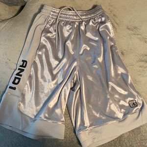 AND1 Gray Basketball shorts